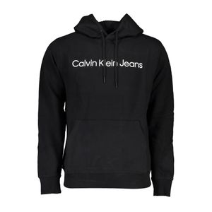 CALVIN KLEIN MEN'S BLACK ZIPLESS SWEATSHIRT