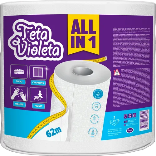 Violeta papirni ubrusi Maxi rolna All in One 1 kom slika 1