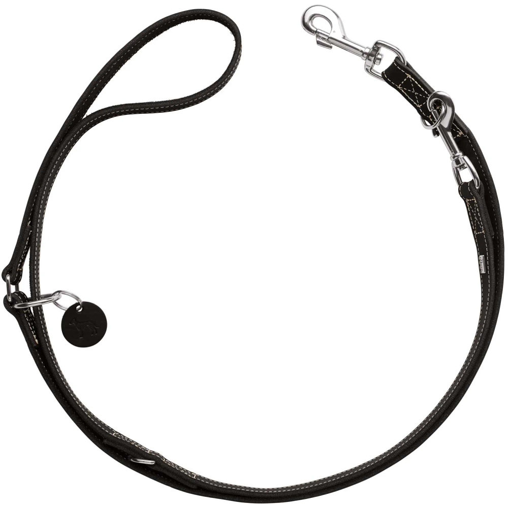 Hunter vodilica za pse Aalborg podesiva 13 mm/200 cm, koža crna slika 1