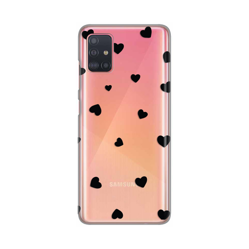 Torbica Silikonska Print Skin za Samsung A515F Galaxy A51 Hearts slika 1