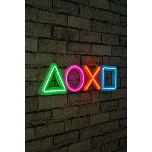 Wallity Zidna dekoracija NEON, Play Station - Multicolor slika 6