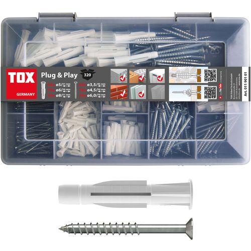 Tox PLUG & PLAY SET (320/1) asortiman višenamjenskih tipli za različite podloge slika 1