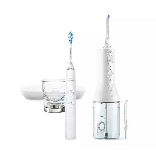 Philips Sonicare bežični oralni tuš + sonična četkica za zube DiamondClean 9000 HX3866/41 slika 2