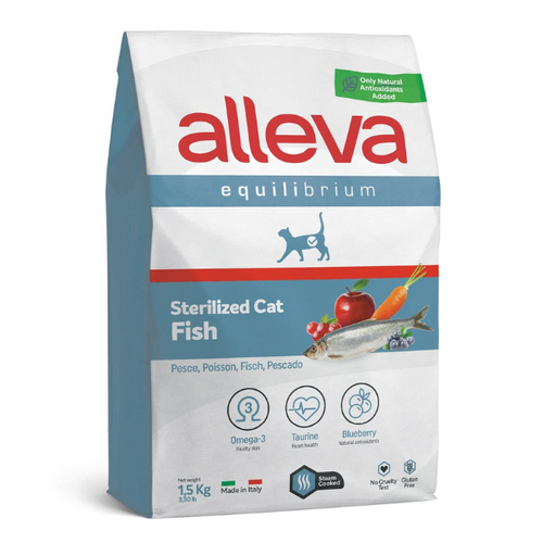 Alleva Equilibrium Cat Adult Sterilized Fish 10 kg slika 1