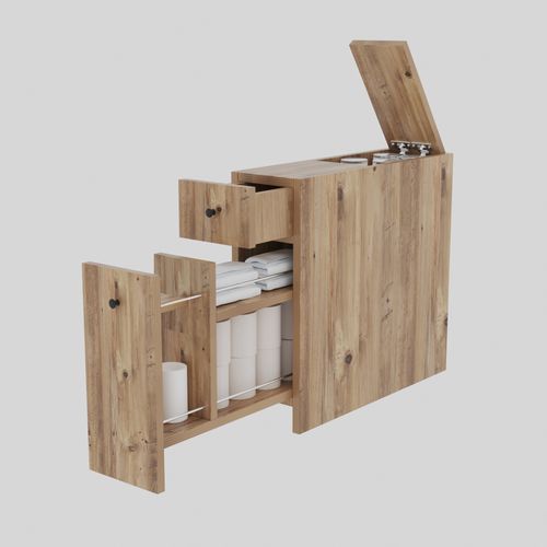 Calencia - Oak Oak Bathroom Cabinet slika 4