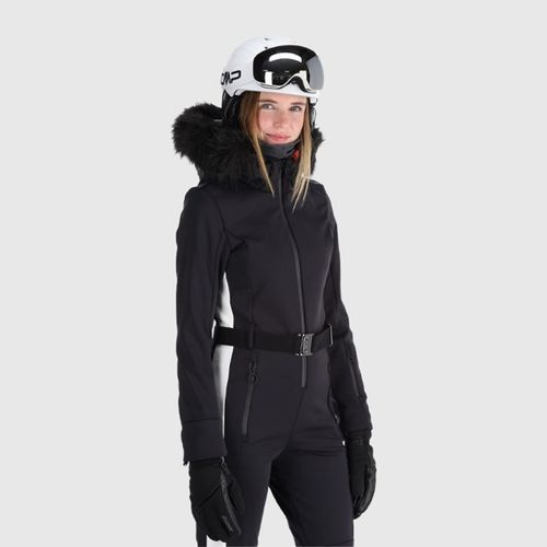 Ženski Ski Kombinezon Cmp Zip Hood Crni slika 3