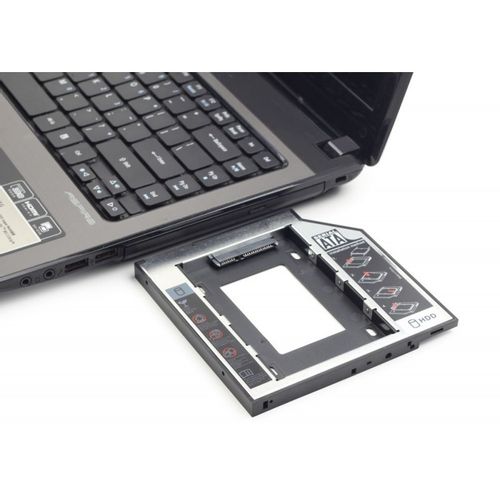 Gembird MF-95-01 Slim mounting frame (adapter, caddy)  for 2.5'' HDD/SSD to 5.25'' bay, up to 9.5 mm slika 3