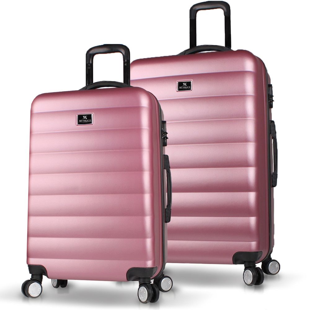Set Kofera u Roze Zlatnoj Boji (2 Komada) slika 1