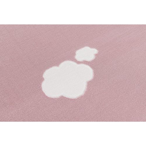 Dječji tepih OBLACI NA NEBU roza - bijeli - 120*180cm slika 4