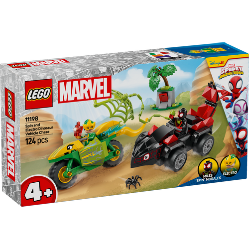 LEGO® SPIDEY 11198 Spin i Electro u dinosaurskim vozilima slika 1