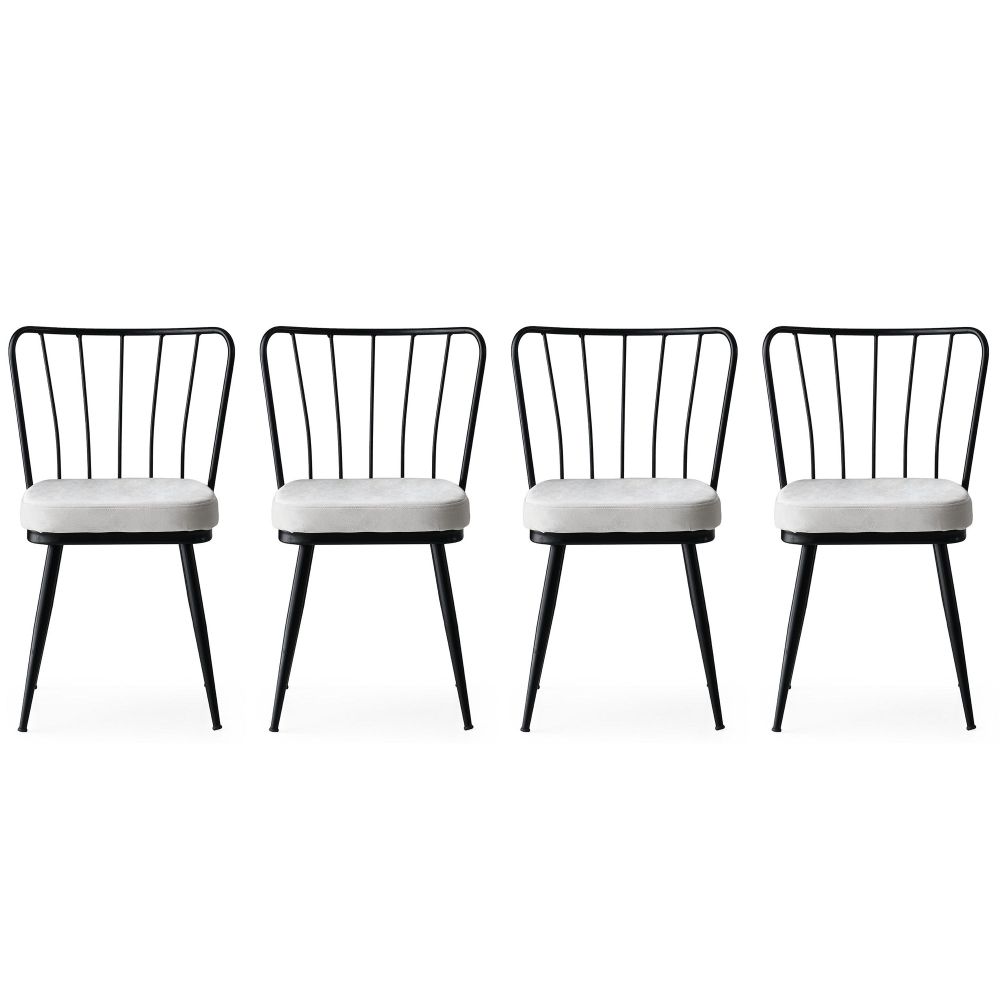 Set Crnih Stolica Yıldız - 940 V4 (4 Komada) slika 1