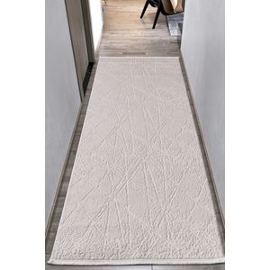 Diva - 9553 Krema Tepih za Hol (80 x 350 cm)