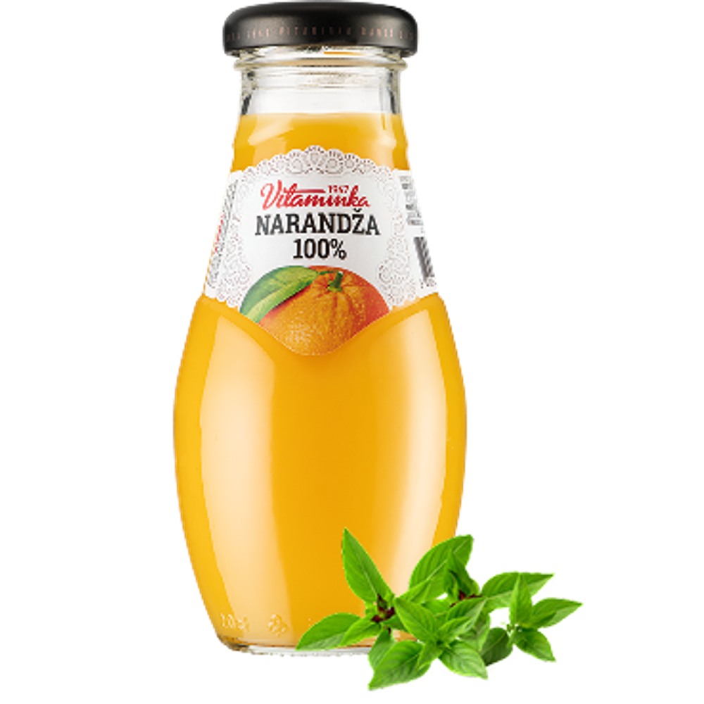 Vitaminka Sok od narandže 100% 200 ml slika 1