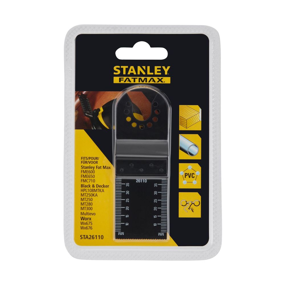  Stanley višenamjenska oštrica alata za drvo/PVC/metal 40x32 mm STA26110 slika 1