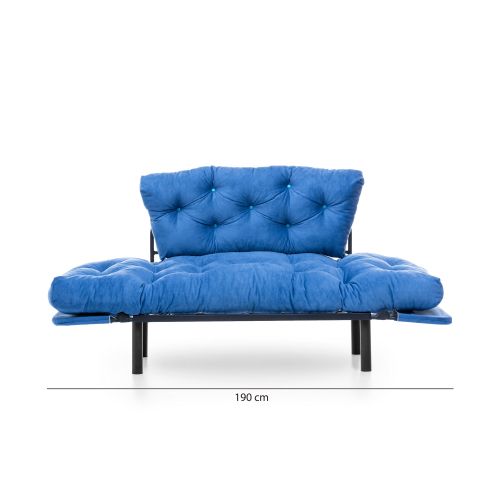 Atelier Del Sofa Dvosjed na razvlačenje NITTA plava , Nitta - Blue slika 5