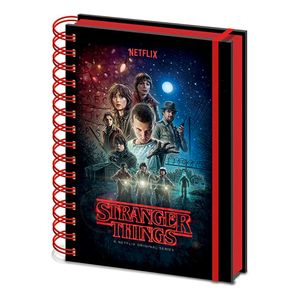 PYRAMID STRANGER THINGS (ONE SHEET) A5 METALLIC NOTEBOOK