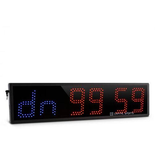 Capital Sports Timeter sportski digitalni sat 6 znamenki, Crna slika 1