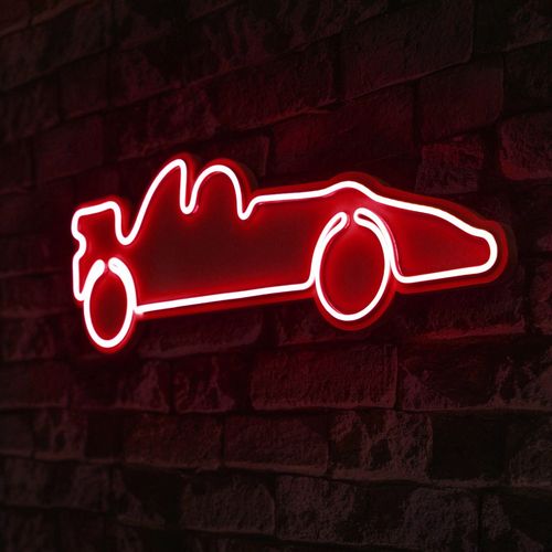 Wallity Ukrasna plastična LED rasvjeta, Formula 1 Race Car - Red slika 8