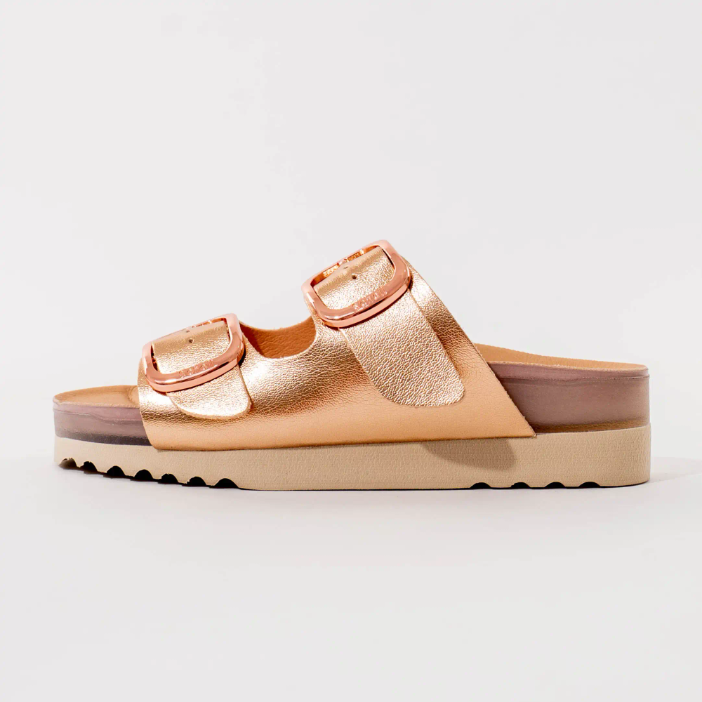 Scholl Ženske papuče Vally, Rose Gold slika 2