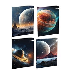 Spirit Sveska Premium A5 meki povez dikto Planets 52 lista