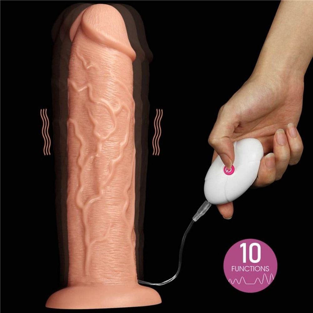 Vibrator s vakuumom 27 cm Lovetoy slika 8