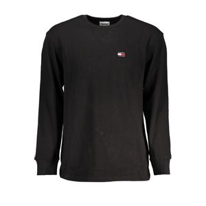 TOMMY HILFIGER MEN'S LONG SLEEVE T-SHIRT BLACK