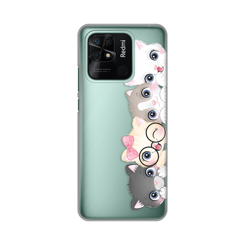 Torbica Silikonska Print Skin za Xiaomi Redmi 10C Cats slika 1