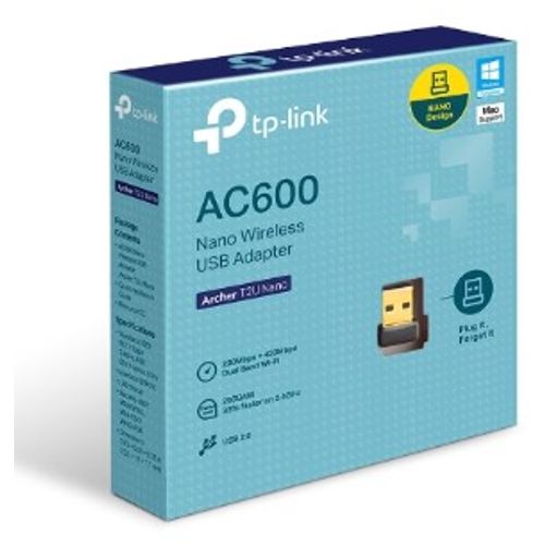 LAN Mrezna Kartica USB TP-Link ARCHER T2U NANO AC600 Wireless slika 1