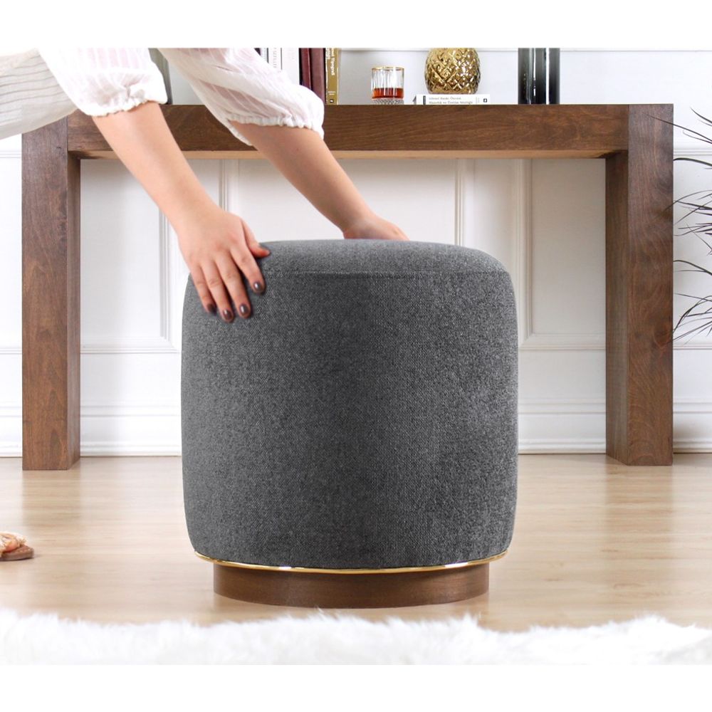 Zeone - Sivi Pouf slika 3