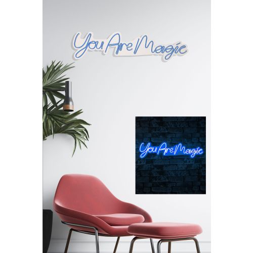 Wallity Ukrasna plastična LED rasvjeta, You are Magic - Blue slika 10