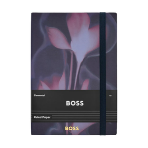 Hugo Boss notes A5 Holographic Flower HNH623NL, ljubičasti