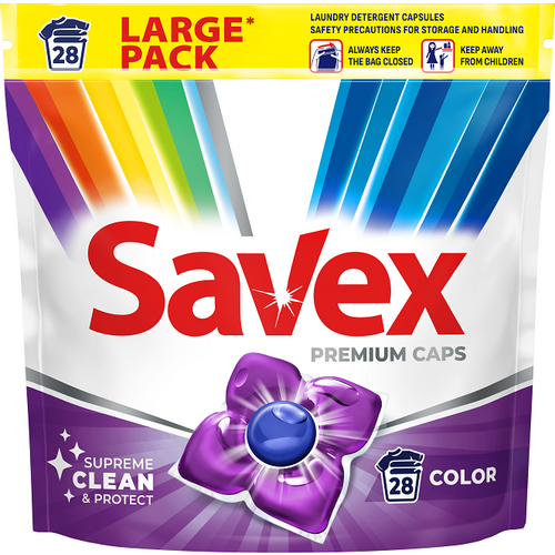 Savex kapsule za pranje veša Color 28kom slika 1