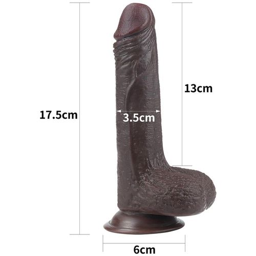 Lovetoy Sliding Skin black dildo 17,5cm slika 15