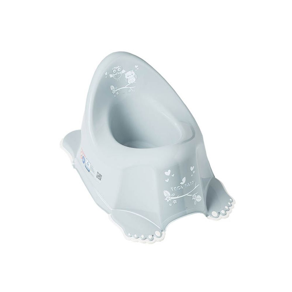 Tega Baby Muzička antislip tuta Owls PO-047, Siva slika 1