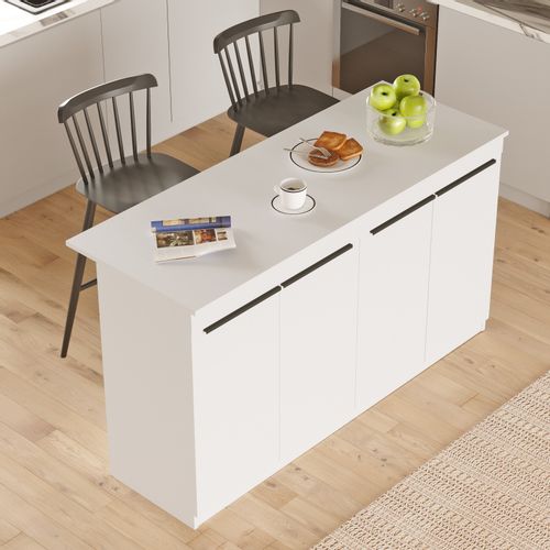 OR1-W White Kitchen Table slika 3