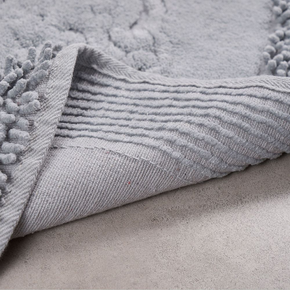 Set Pamučnih Kupatilskih Podmetača Cottonkt 000418 Sivi (2 Komada) slika 4