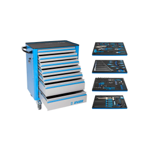 Unior - Kolica za alat 940EV4 s garniturom od 127 alata - 1011CEV4