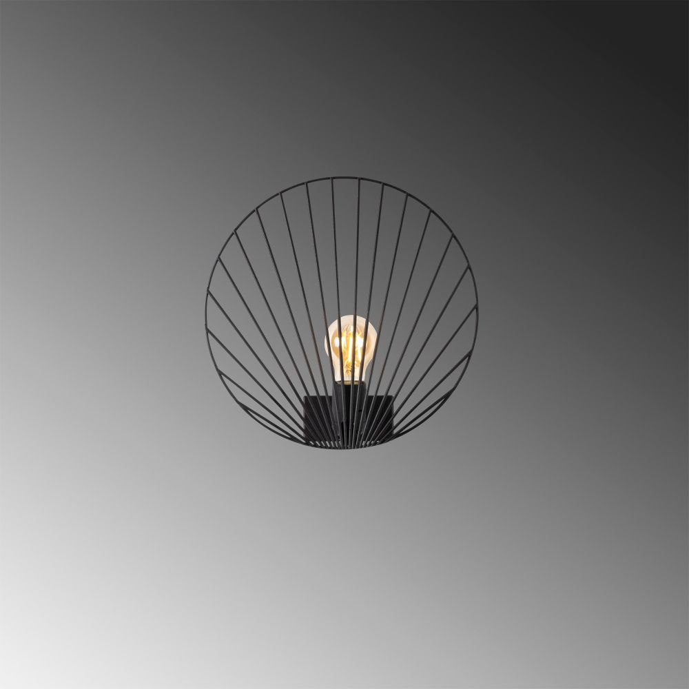 Byisoo - Crna Zidna Lampa 3291 slika 5