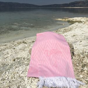 Flamingo - Roza Fouta (Peškir za plažu)
