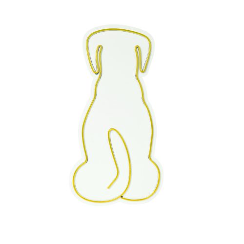 Wallity Ukrasna plastična LED rasvjeta, Doggy - Yellow slika 13