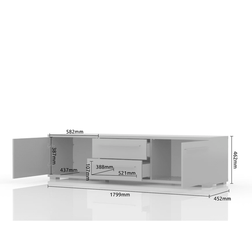 Vitorog Tv komoda TV180-2K2F slika 3