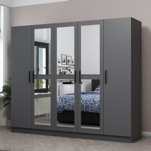 Kale - 4986 Anthracite Wardrobe