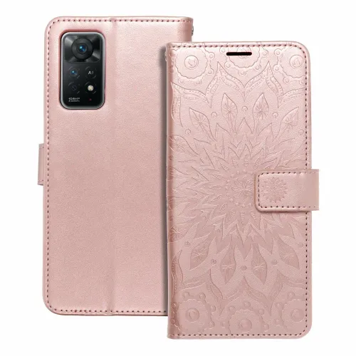 Forcell MEZZO Book torbica za XIAOMI Redmi NOTE 11 PRO / 11 PRO 5G mandala ružičasto zlatna slika 1