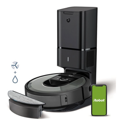 iRobot Roomba i8+(i8578) Robot usisivač i brisač, Tamno siva slika 1