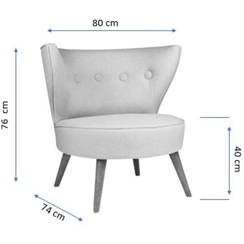 Riverhead - Grey Grey Wing Chair slika 9
