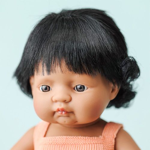 Miniland lutka Hispanic Girl 38 cm Colourful slika 2