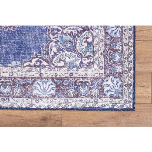 Blues Chenille - Dark Blue AL 249  Multicolor Carpet (140 x 190) slika 3