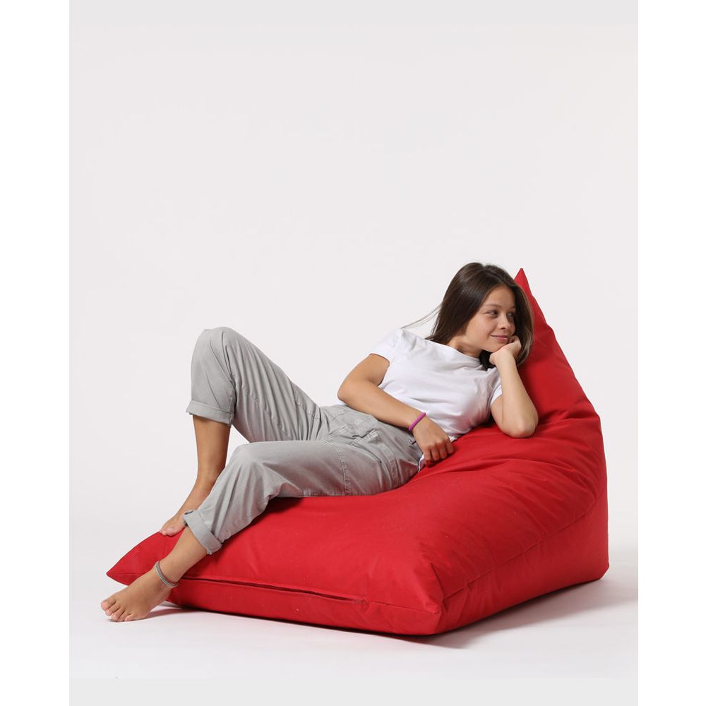 Piramidalni Veliki Pouf - Crveni Vrt Bean Bag slika 2
