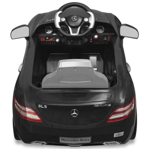 Električni Mercedes Benz SLS AMG crni, 6 V s daljinskim upravljačem slika 4