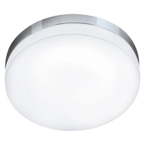 Eglo Lora plafonjera/1, Led, 16w, 1500lm, ip44, prečnik 320, hrom/bela 